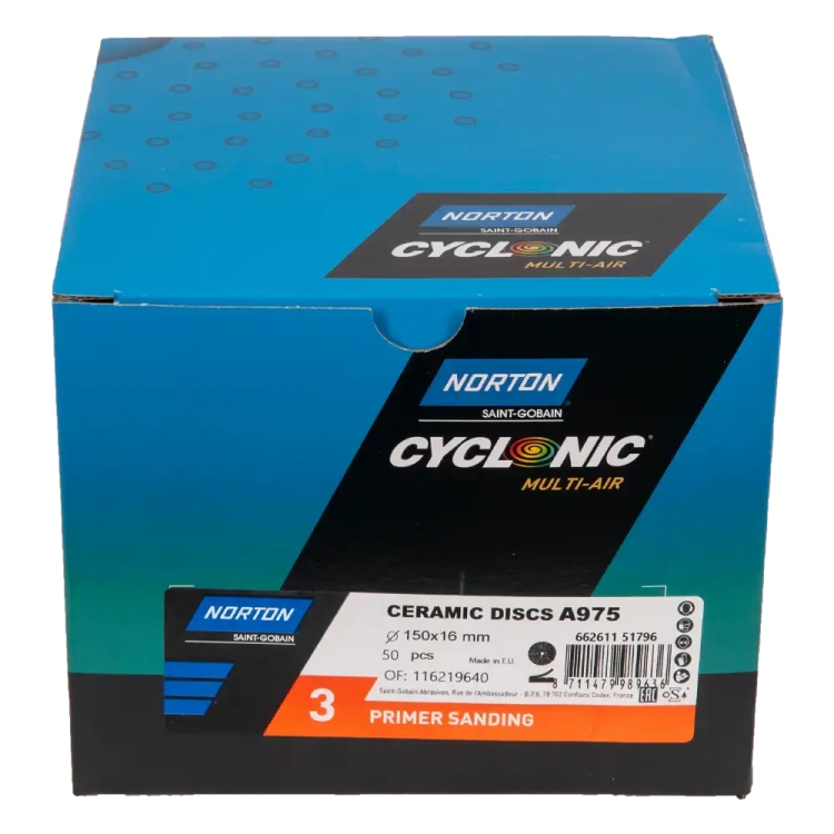 Krążki ścierne Cyclonic łososiowy A975 150x16 66261151796