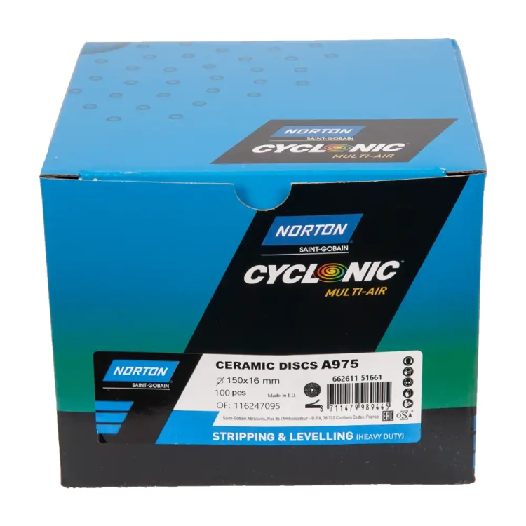 Krążki ścierne Cyclonic niebieski A975 150x16 66261151661