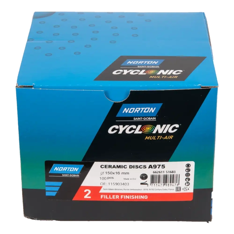 Krążki ścierne Cyclonic czerwony A975 150x16 66261151683