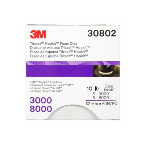 3M 30802 Zestaw dysków ściernych Trizact P3000 + P8000