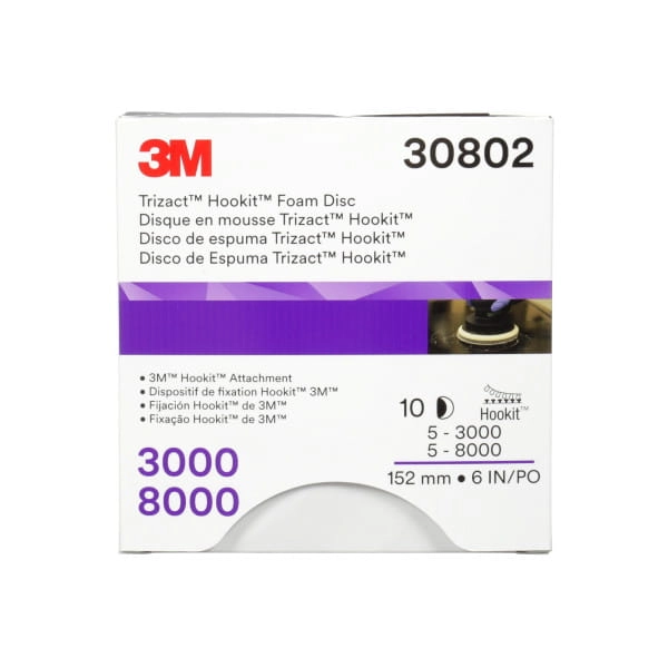 3M 30802 Zestaw dysków ściernych Trizact P3000 + P8000