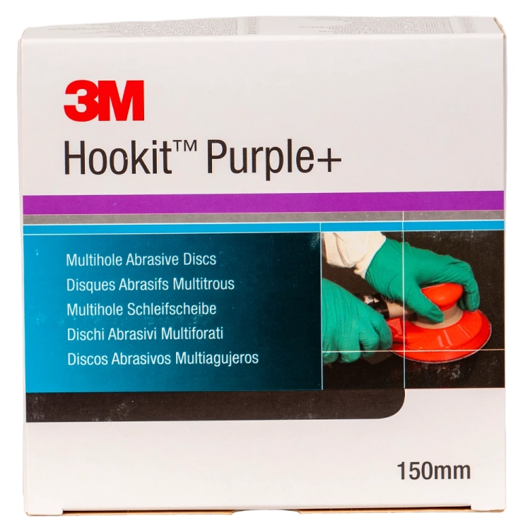 Krążek wielootworowy Hookit Purple 334U 150 mm P600 3M 50913