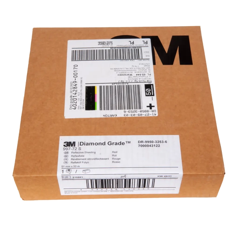 Taśma konturowa czerwona cięta 51/50 eco