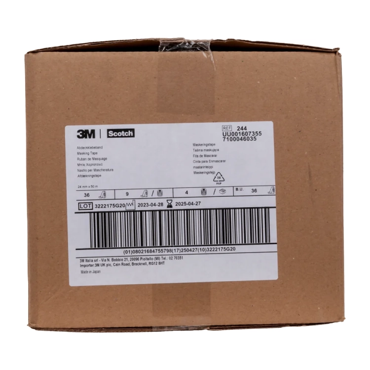 Taśma maskująca 3M żółta 24 mm x 50 m 00244