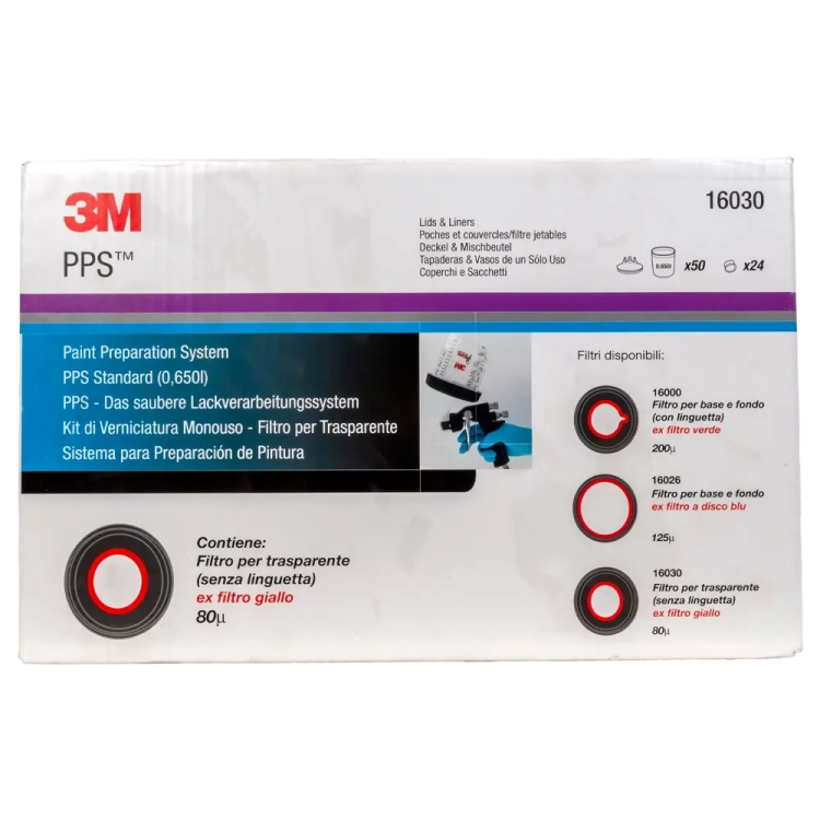 PPS kubki 0,650ml. 80 micronów 3M 16030