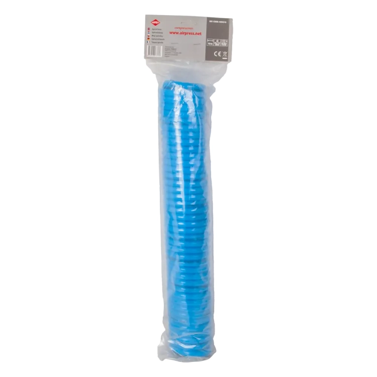 AIRPRESS Wąż spiralny PU 12x8 10m uzbrojony 4304210