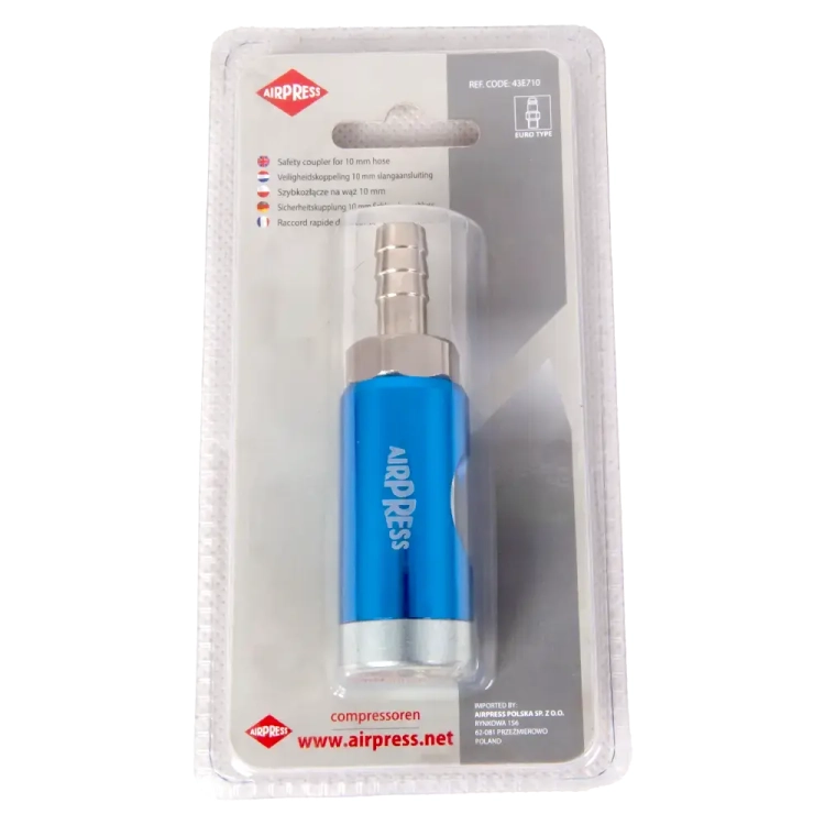 AIRPRESS Szybkozłącze na wąż 10mm 43E710