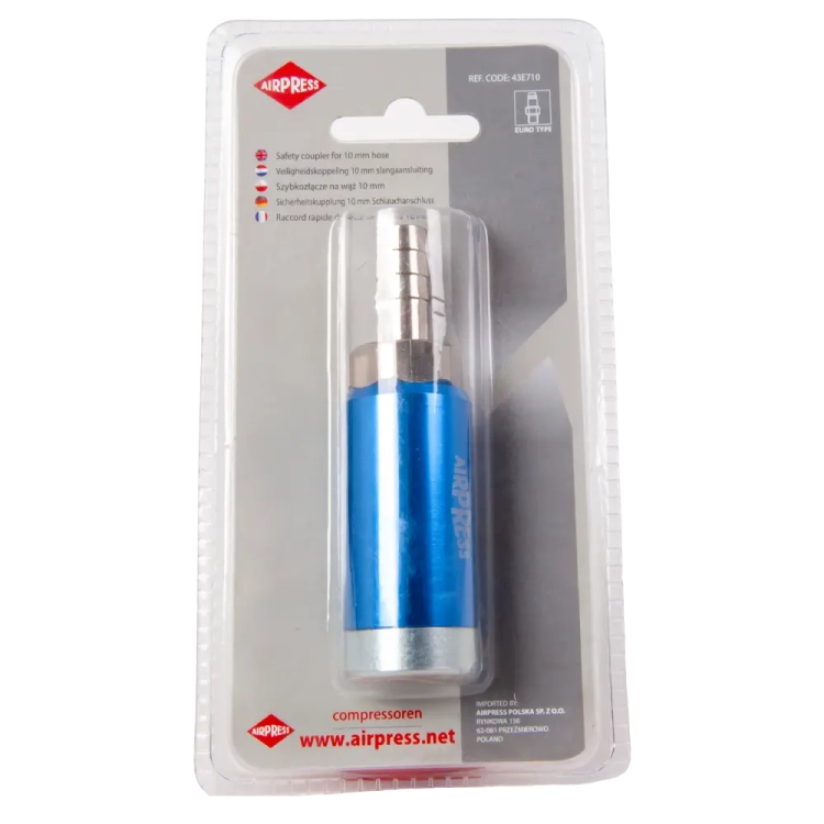 AIRPRESS Szybkozłącze na wąż 10mm 43E710