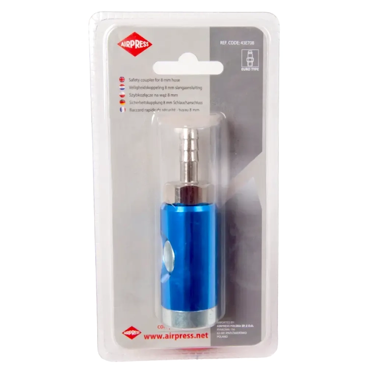 AIRPRESS Szybkozłącze na wąż 8mm 43E708