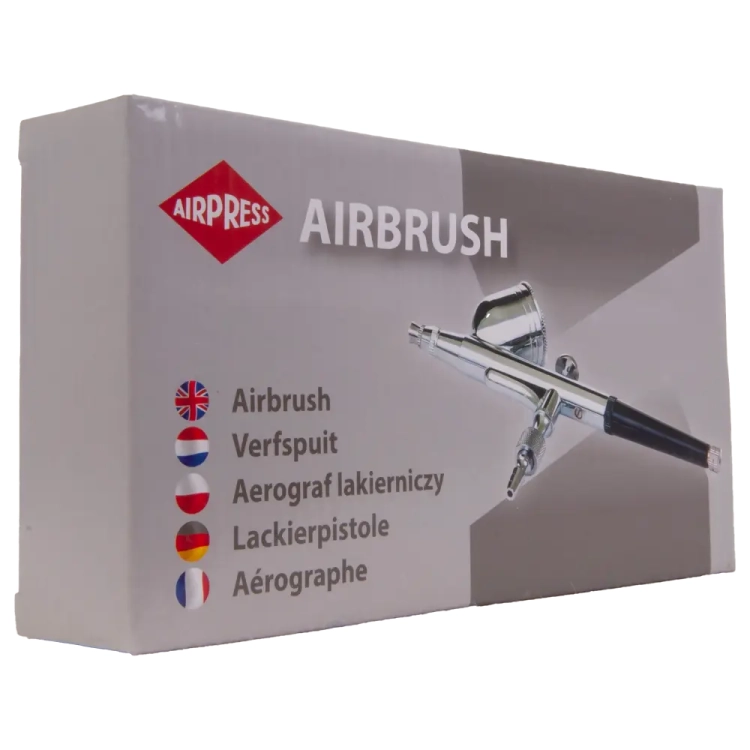 AIRPRESS Aerograf lakierniczy ze zbiornikiem 45300