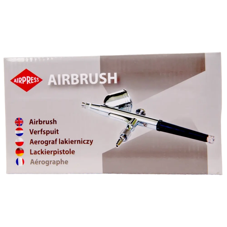 AIRPRESS Aerograf lakierniczy ze zbiornikiem 45300