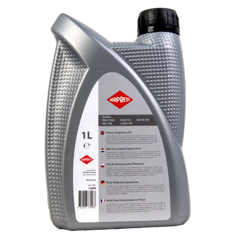 Olej do sprężarek tłokowych 1L 12494 AIRPRESS