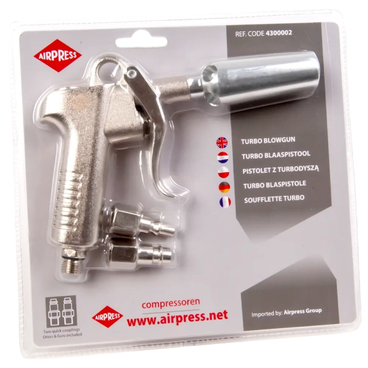 Pistolet do przedmuchiwania z turbodyszą Venturi AIRPRESS 4300002