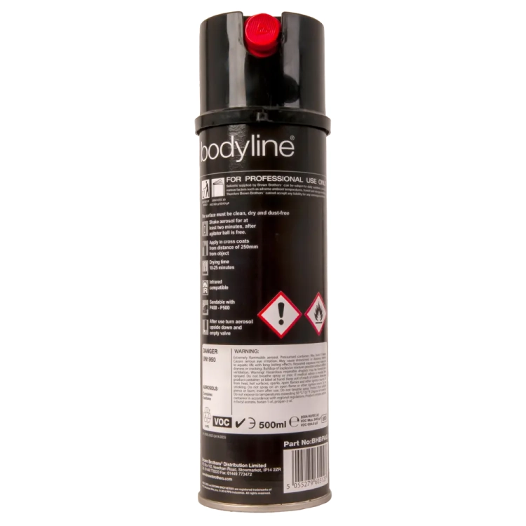 Bodyline Podkład wypełniający w spray szary 500ml BHBPAG
