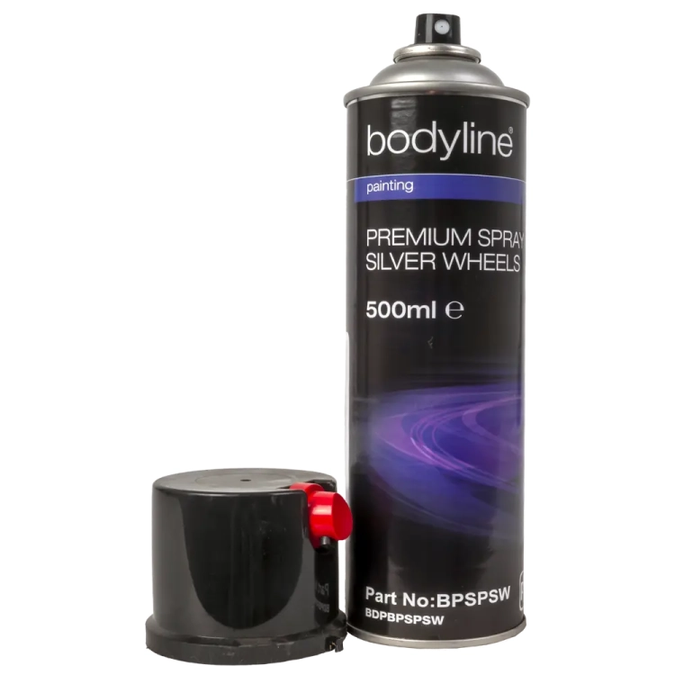 Bodyline Premium spray srebrny do felg 500ml BPSPSW lakier akrylowy