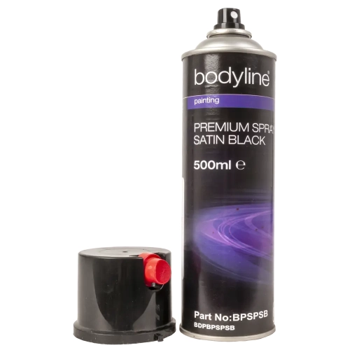 Bodyline Premium spray nawierz.Satin Black 500mll BPSPSB lakier akrylowy