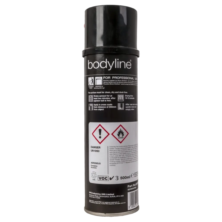 Bodyline Premium spray nawierzchniowy Matt Black lakier akrylowy 500ml