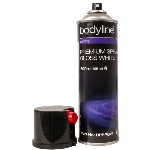 Bodyline Premium spray nawierz.Gloss White 500ml BPSPGW lakier akrylowy