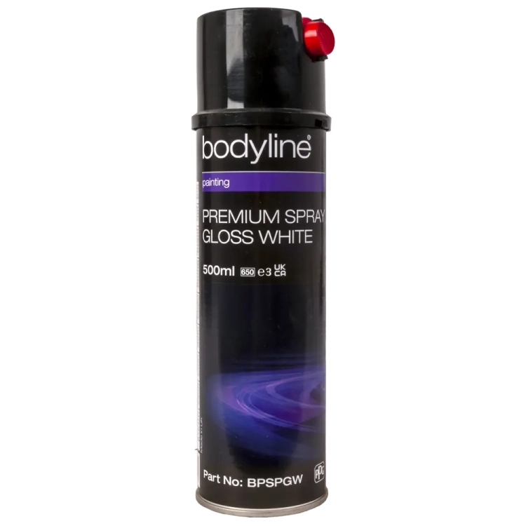 Bodyline Premium spray nawierz.Gloss White 500ml BPSPGW lakier akrylowy