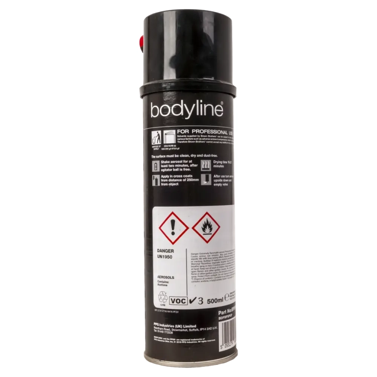 Bodyline Premium spray podkład szary 500ml BPSPGB lakier akrylowy