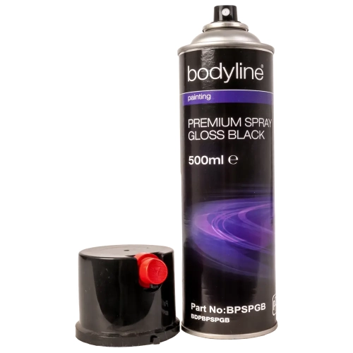 Bodyline premium spray nawierz. Gloss Black 500ml BPSPGB lakier akrylowy