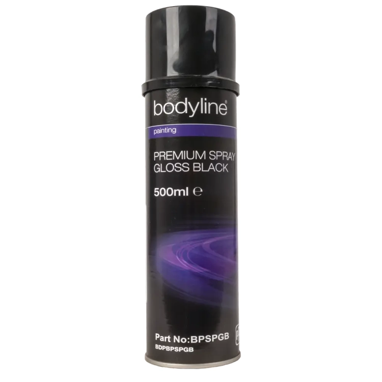 Bodyline premium spray nawierz. Gloss Black 500ml BPSPGB lakier akrylowy