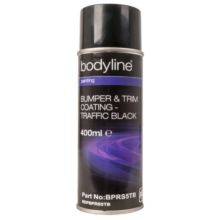 Bodyline Spray do zderzaków i wyposażenia TraficBlak 400ml  BPRS5TB struktura