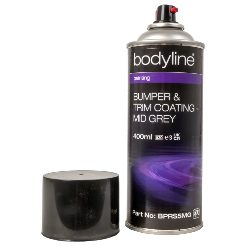 Bodyline Spray do zderzaków i wyposażenia MidGrey 400ml  BPRS5MG struktura