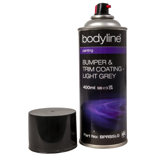 Bodyline Spray do zderzaków i wyposażenia LightGrey 400ml  BPRS5LG struktura