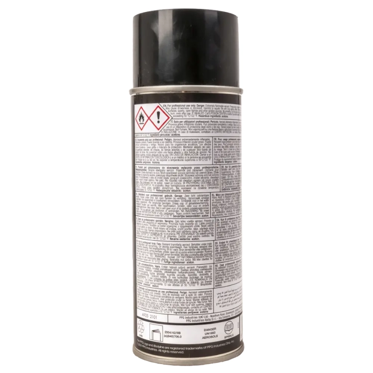 Bodyline Spray do zderzaków i wyposażenia LightGrey 400ml  BPRS5LG struktura