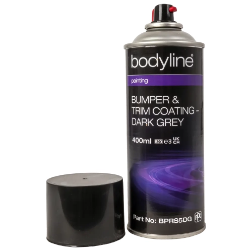 Bodyline Spray do zderzaków i wyposażenia DarkGrey 400ml  BPRS5DG struktura