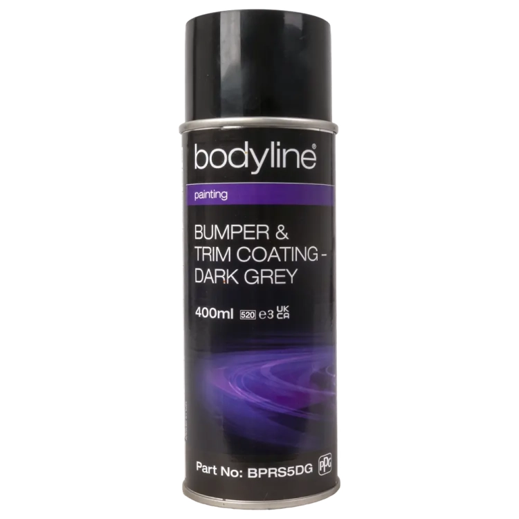 Bodyline Spray do zderzaków i wyposażenia DarkGrey 400ml  BPRS5DG struktura
