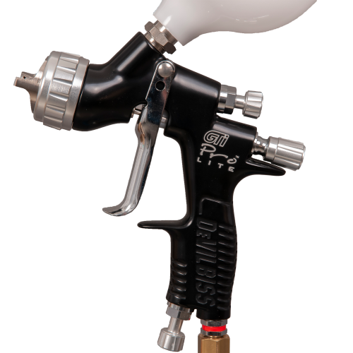 Pistolet lakierniczy GTI PROLITE dysza 1,4 TE10 Czarny Mat