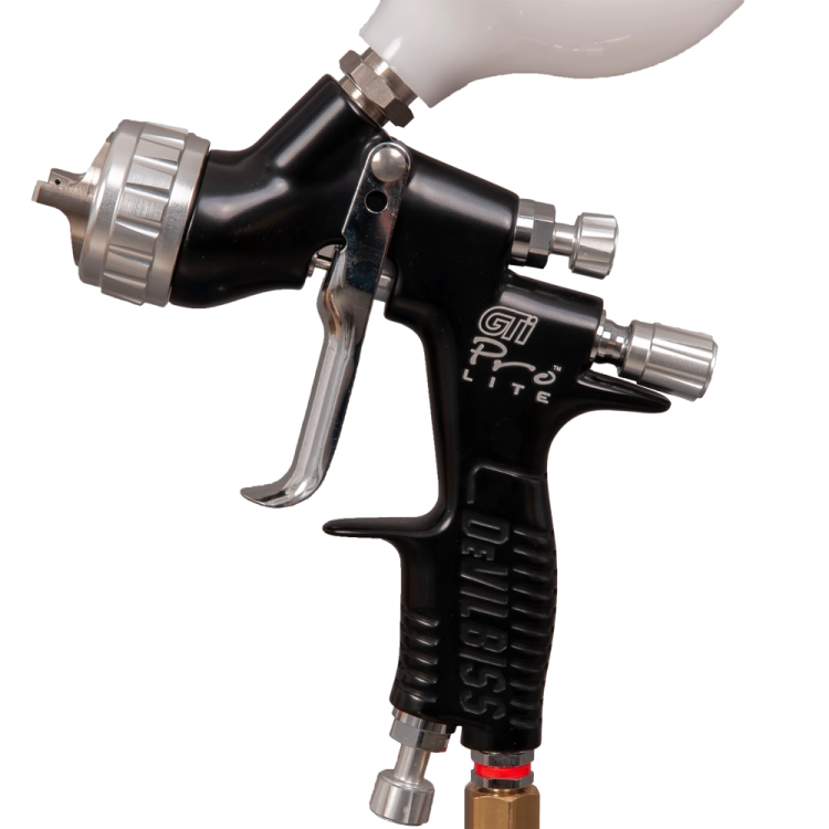 Pistolet lakierniczy GTI PROLITE dysza 1,4 TE10 Czarny Mat