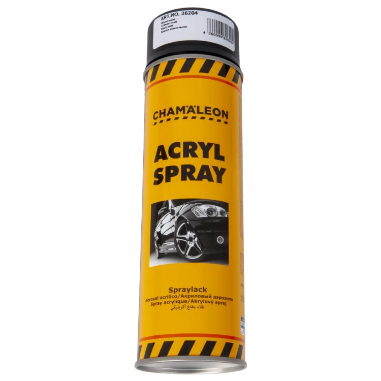 Lakier  czarny matowy spray 0,5L Chamaleon 620