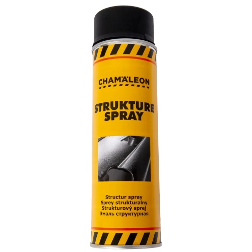 Lakier strukturalny do plastiku czarny 500 ml spray Chamaleon 634 26340