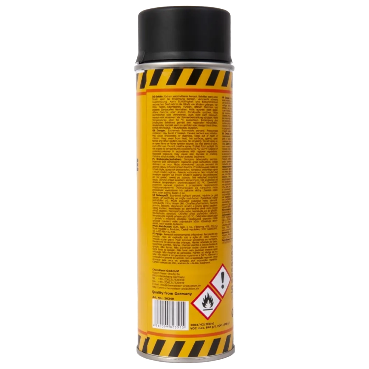Lakier strukturalny do plastiku czarny 500 ml spray Chamaleon 634 26340