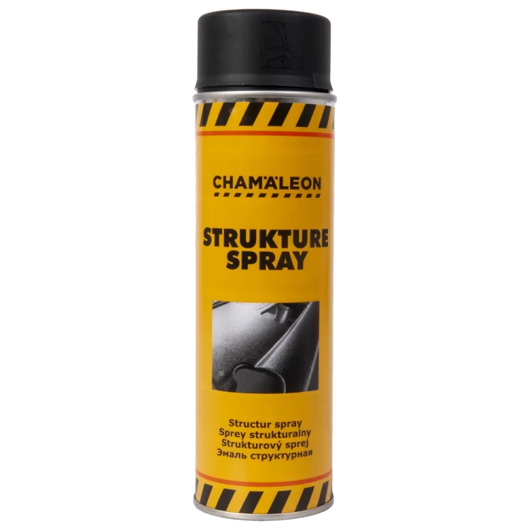 Lakier strukturalny do plastiku czarny 500 ml spray Chamaleon 634 26340