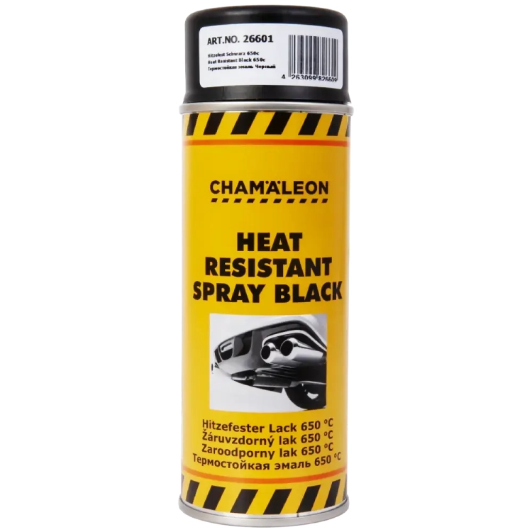 Żaroodporny czarny spray 400ml Chamaleon 660