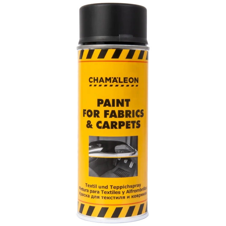 Farba do tkanin i dywaników spray 400ml Chamaleon 680 - CZARNA