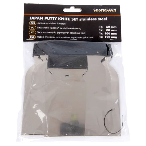 Szpachelki metalowe japonki kpl. Chamaleon CH 48700