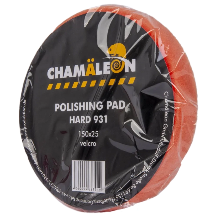 Gąbka polerska HARRD na rzep pomarańczowa Chamaleon 911 CH 49110