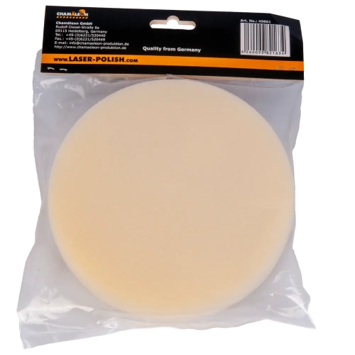 Gąbka polerska LASER Very Hard na rzep biała Chamaleon 986 CH 49861