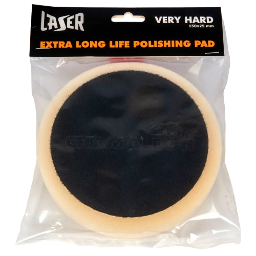 Gąbka polerska LASER Very Hard na rzep biała Chamaleon 986 CH 49861