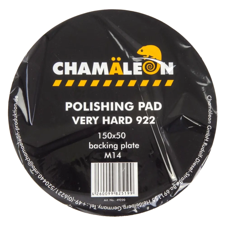 Gąbka polerska VERY HARD na gwint biała Chamaleon 922 CH 49220