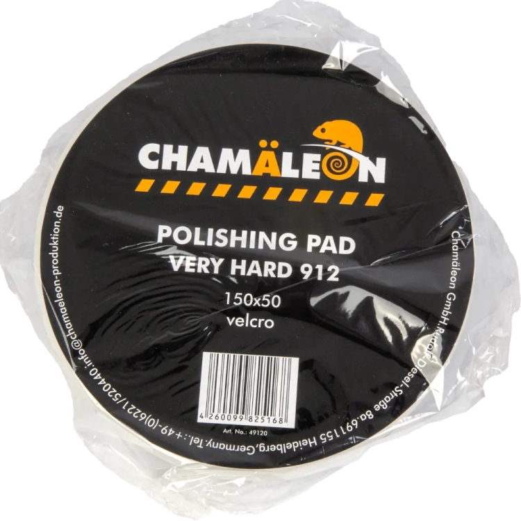 Gąbka polerska bardzo twarda na rzep biała 150 x 50 mm Chamaleon 912 49120
