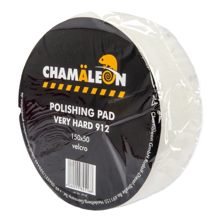Gąbka polerska VERY HARD na rzep biała Chamaleon 912 CH 49120