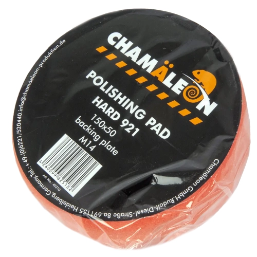 Gąbka polerska HARD na gwint pomarańczowa Chamaleon 921 CH 49210