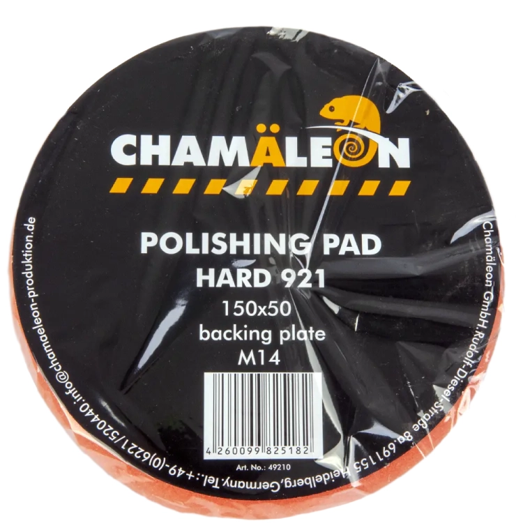 Gąbka polerska HARD na gwint pomarańczowa Chamaleon 921 CH 49210