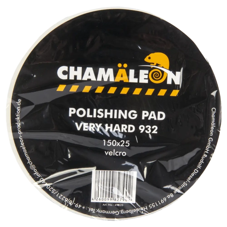Gąbka polerska VERY HARD na rzep 25x150 biała Chamaleon 932 CH 49320